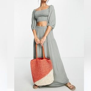 Asos esmée top and skirt set size 2